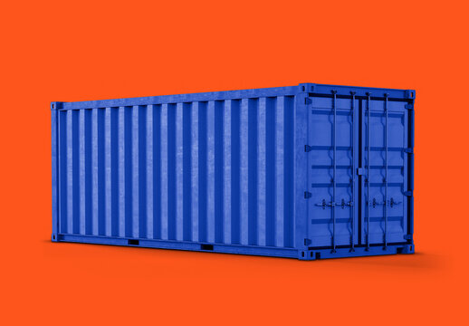 Shipping Container Mockup