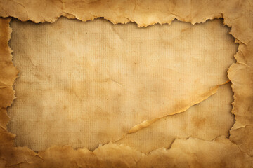 Fototapeta premium Old paper and torn edges background