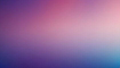 Fototapeta premium Abstract Purple, Blue, Pink Gradient Banner - Grainy Noise Texture Background