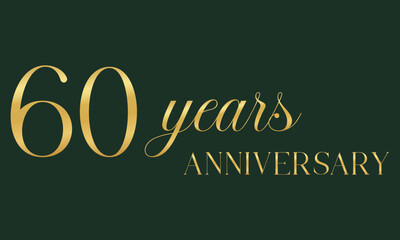 Gold anniversary logo on background