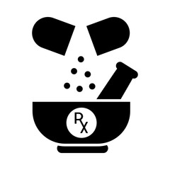 Pharmacy icon template