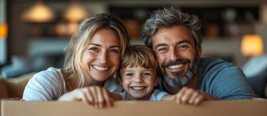 Obraz premium Joyful Family Journeying the World in a Van