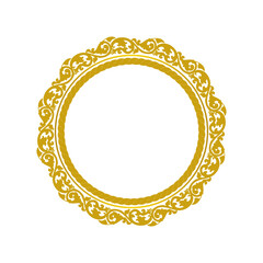 circular ornament border fram...