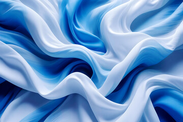 Fototapeta premium blue satin background