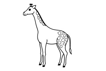 A cute Giraffe vector illustration