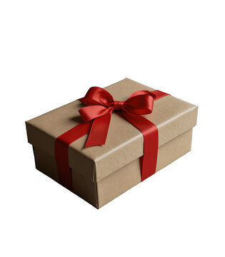 gift box with red band