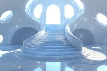 Modern Building Staircase