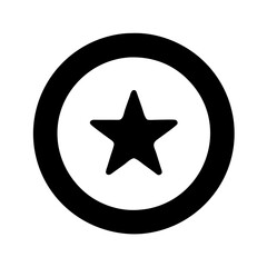 Stars in circle icon vector 