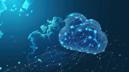 Abstract Cloud Network Concept