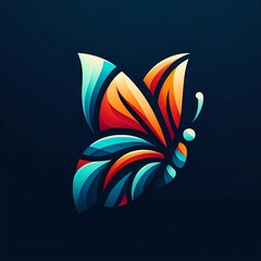 Naklejka premium Vibrant Geometric Animal Illustration 