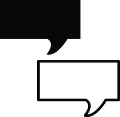  Cute vector speech bubble set, Hand drawn set of speech bubbles with handwritten for book, card, business, poster design. Vector illustration design for fashion fabrics, textile graphics.