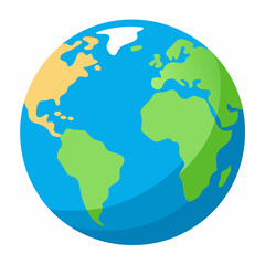 World globe art vector illustration