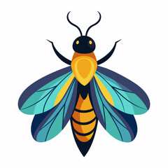 Firefly art vector illustration