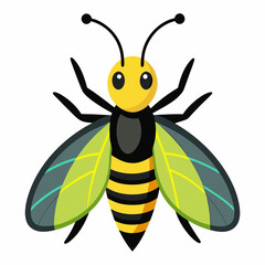 Firefly art vector illustration