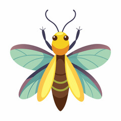 Firefly art vector illustration