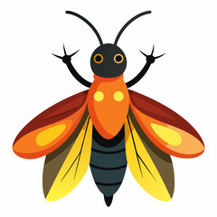Firefly art vector illustration