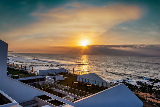 Durban Ballito bay, sunset over ocean, travel destinations, Willard beach