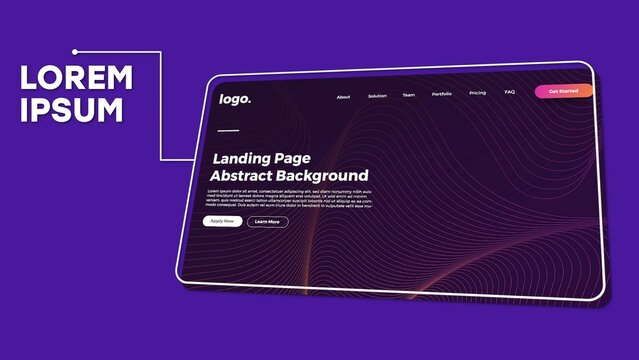 Modern Website Presentation Slideshow