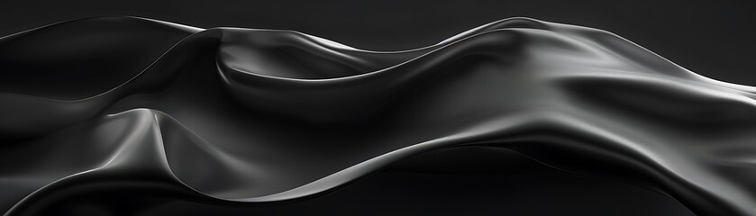 Fototapeta premium Abstract Black Fabric