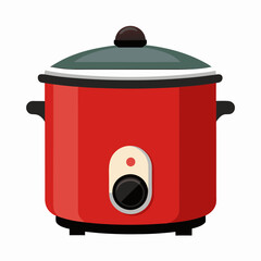 Crockpot art vector illustration