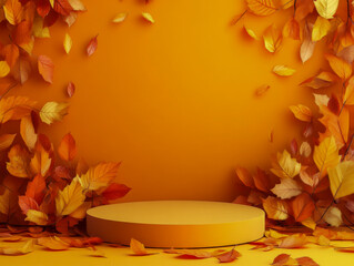 A white pedestal with a round base and a white wall behind it