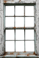 Naklejka premium Old window frame