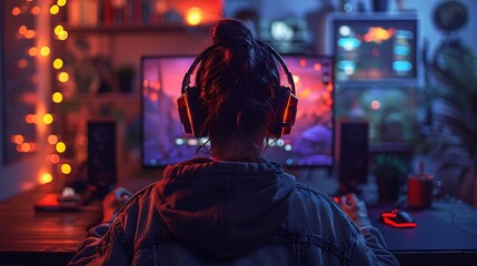 A detailed 3D render of an influencer marketing campaign, featuring a gaming influencer endorsing a new game on Twitch, sharp and vibrant visuals, professional layout, interactive components,