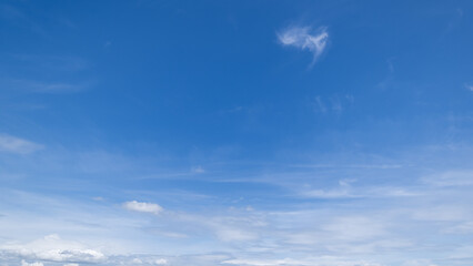 Fototapeta premium clear blue sky background,clouds with background. 