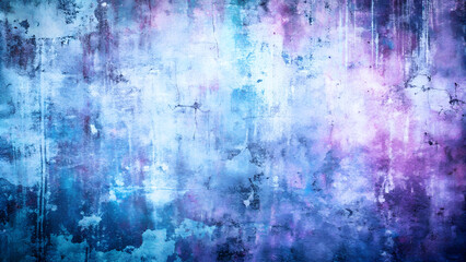Fototapeta premium Abstract watercolor background in blue and purple tones, textured and artistic