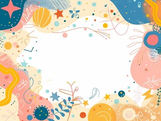 Colorful invitation template