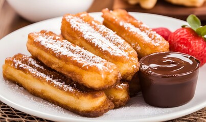 Perfect Toast Churros with Nutella, Generative AI