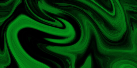 The texture of black and green marble pattern modern style Liquid background. green marble pattern texture natural background. Paper with soft waves and black fabric liquid metallic art paint texture.