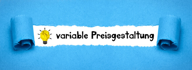 variable Preisgestaltung	