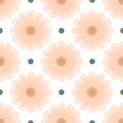 seamless floral pattern minimalist background 