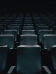 Obraz premium Empty Seats in Dark Room