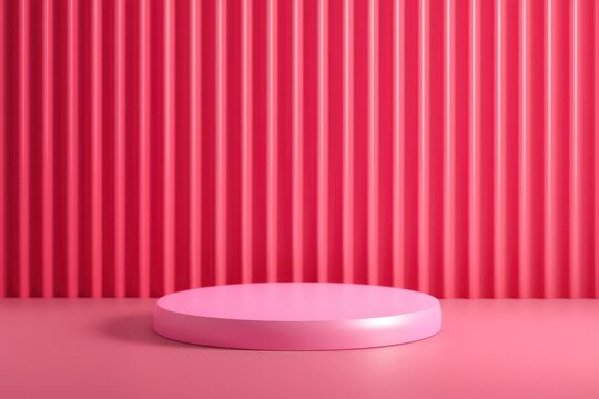Product podium backdrop pink absence fondant.