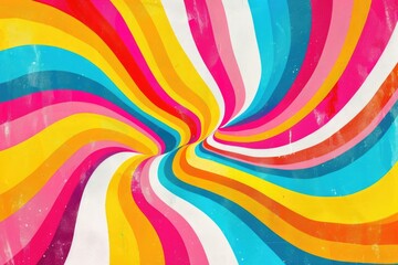 Obraz premium Colorful abstract design with textured grunge effects