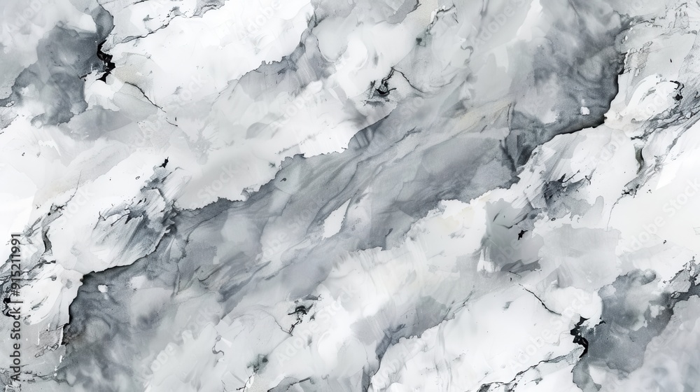 Aufkleber the image features a close-up view of a smooth, white marble surface with intricate gray veins. the 
