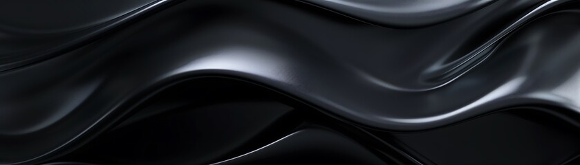 Abstract Black Waves