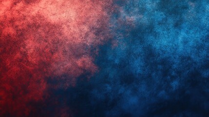 Obraz premium Abstract blue and red textured background.