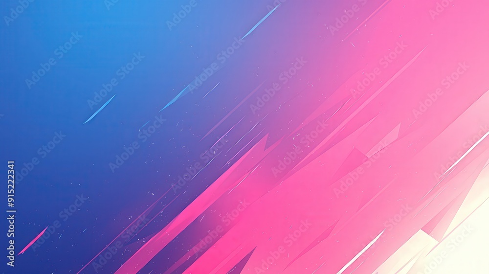 Poster Bright colors blend together, creating an energetic abstract design with smooth transitions and sharp lines that convey motion and creativity