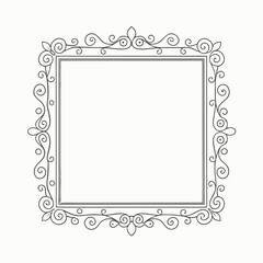  delicate elegant black frame