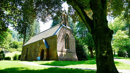 Englische Kirche im Kurpark Bad Wildbad in Baden-W&uuml;rttemberg