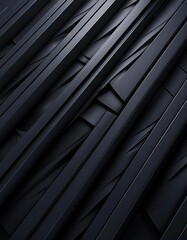 Obraz premium Black wall with a lot of lines on it