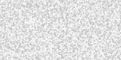 Seamless geometric pattern square shapes low polygon backdrop background. Abstract geometric wall tile and metal cube background triangle wallpaper. Gray and white polygonal background.