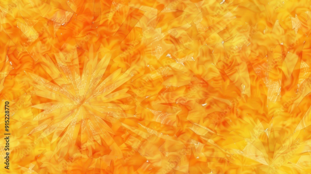 Poster a close-up shot of a textured surface in shades of yellow and orange. the surface appears to be comp