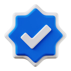 3d verified status icon