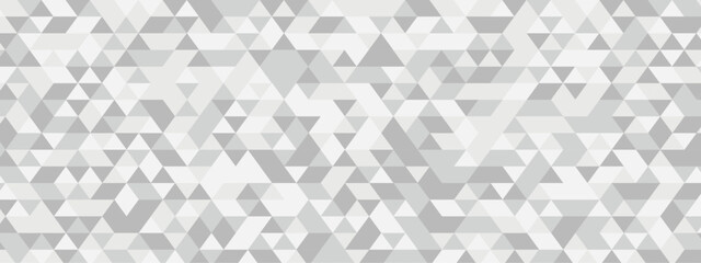 Seamless geometric pattern square shapes low polygon backdrop background. Abstract geometric wall tile and metal cube background triangle wallpaper. Gray and white polygonal background.