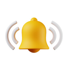 3d bell rings icon