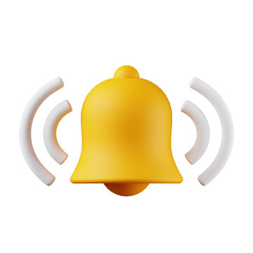 3d bell rings icon